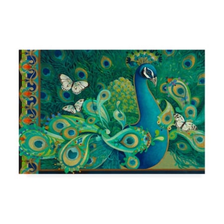 David Galchutt 'Paisley Peacock' Canvas Art,30x47